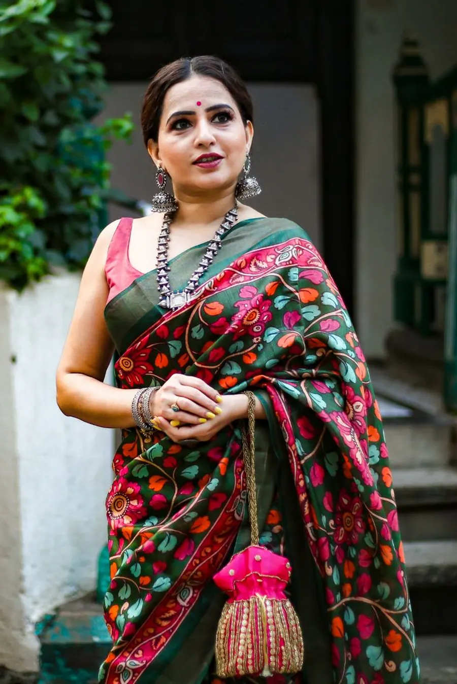 PURE MUNGA TUSSER JARI BORDER NEW EXCLUSIVE DIGITAL PRINTED PURE SILK SAREES